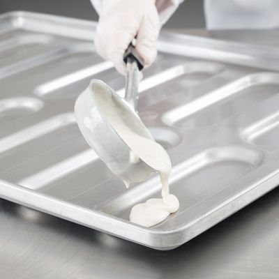 RK Bakeware China Foodservice NSF 0215 plateau de cuisson des petits pains en acier glacé arrondi