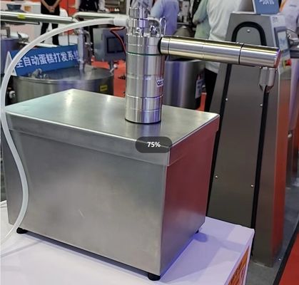 Rk Baketech Chine Machine à fouetter à la crème industrielle continue Machine à fouetter à la crème 140L/H